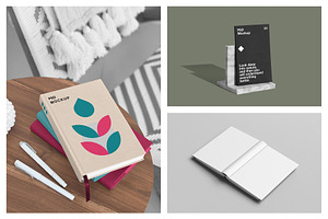 Various Book Mockups Vol.01