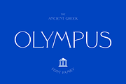 Olympus Font Family, a Serif Font by Hemphill Co (Thumbnail 1 of 14)
