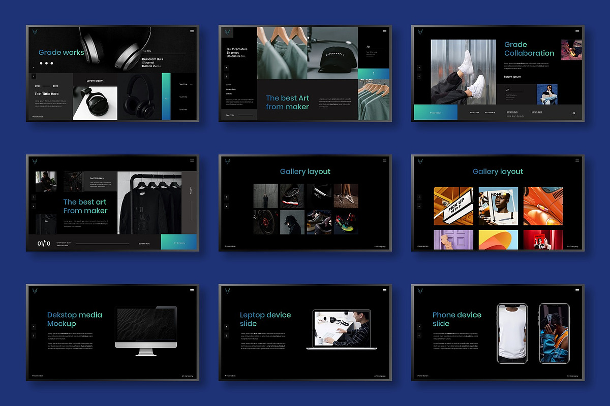 Grade – Business PowerPoint, a Presentation Template by Dens Creative Studio (Photo 4 of 6)