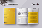 White Paper | Canva, InDesign, a Brochure Template by ArtisticLand (Thumbnail 1 of 7)