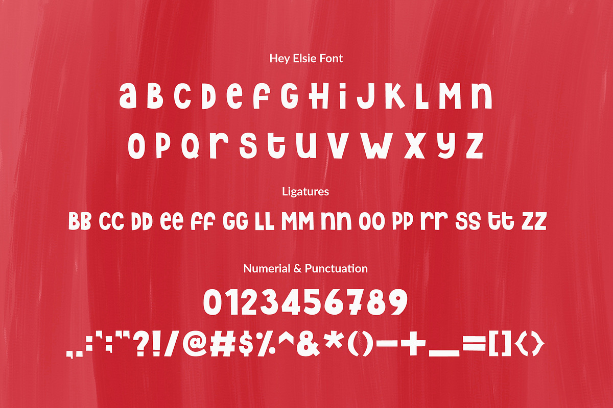 Hey Elsie ~ Two Font Styles preview 2