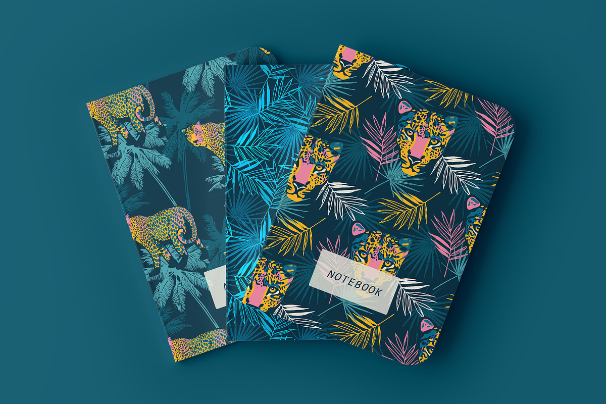 Vivid Tropics - Seamless Patterns, a Pattern Graphic by Pretty Meerkat (Photo 3 of 7)