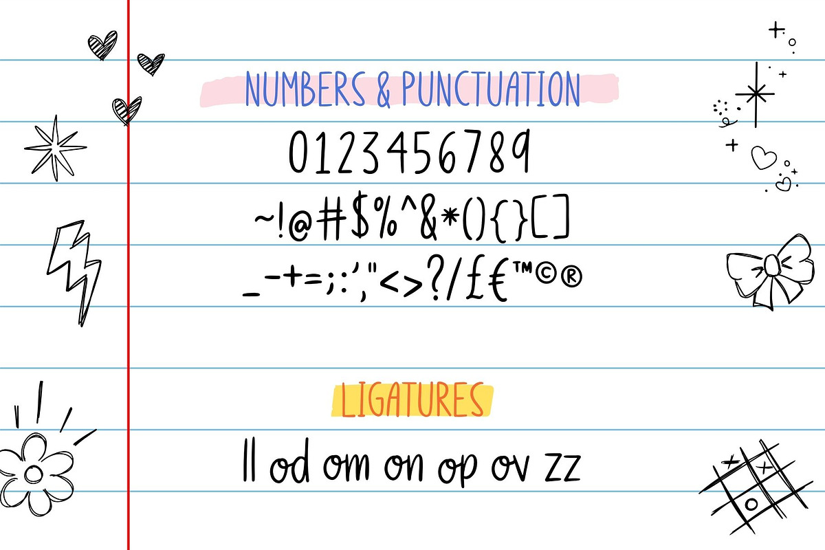 Lazy Daisy | Handwritten Sans Serif, a Handwritten Font by mapleandmolly (Photo 3 of 5)