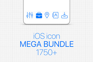 iOS Icon Mega Bundle 1750+