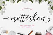 Matterhon Script, a Script Font by Areatype (Thumbnail 1 of 7)