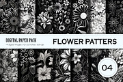 Floral Patterns 04. Digital Paper, a Texture Illustration by KENO Mascots (Thumbnail 1 of 3)