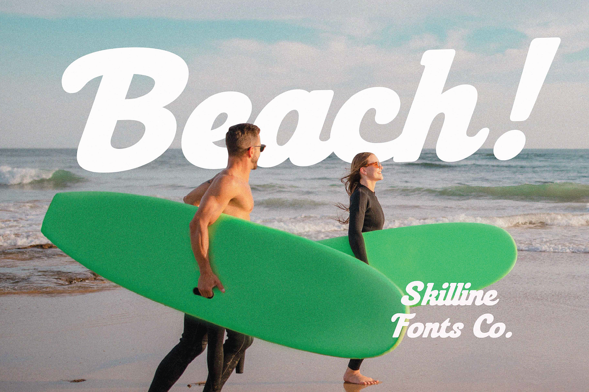 SFC Sway, a Script Font by Skilline Supply Co. (Photo 4 of 6)