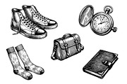 Running Gear Vintage Engraving, a Sport Illustration by Huza Studio (Thumbnail 9 of 13)