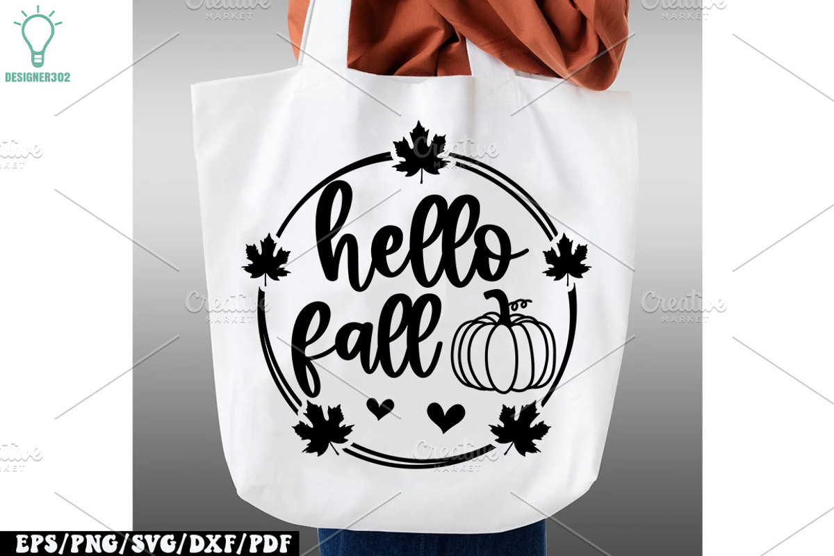 Fall Round Door hanger SVG Bundle, a Graphic by Designer302 (Photo 13 of 23)