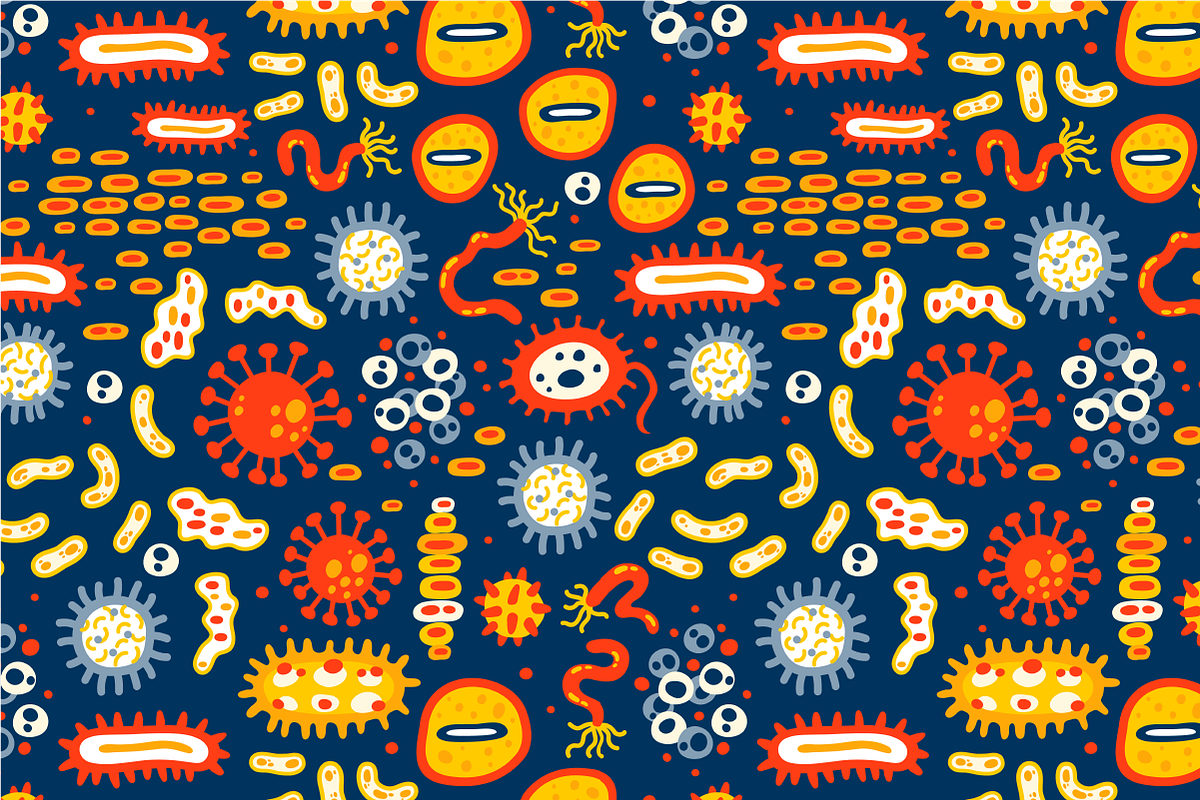BACTERIUMS patterns & illustrations, an Education Illustration by Nastya Tkachova (Photo 12 of 13)