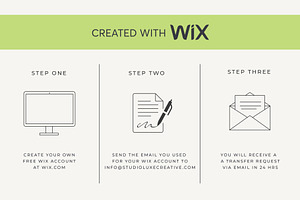 Retro Wix Website Template