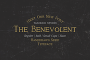 The Benevolent - Handdrawn serif, a Serif Font by takoliko (Thumbnail 1 of 13)