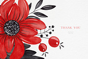 Ukrainian Folk. Watercolor flowers, an Illustration by Ooh Lily (Thumbnail 12 of 12)