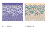 Lace borders and  seamless patterns., a Pattern Graphic by Ajuga (Thumbnail 2 of 4)
