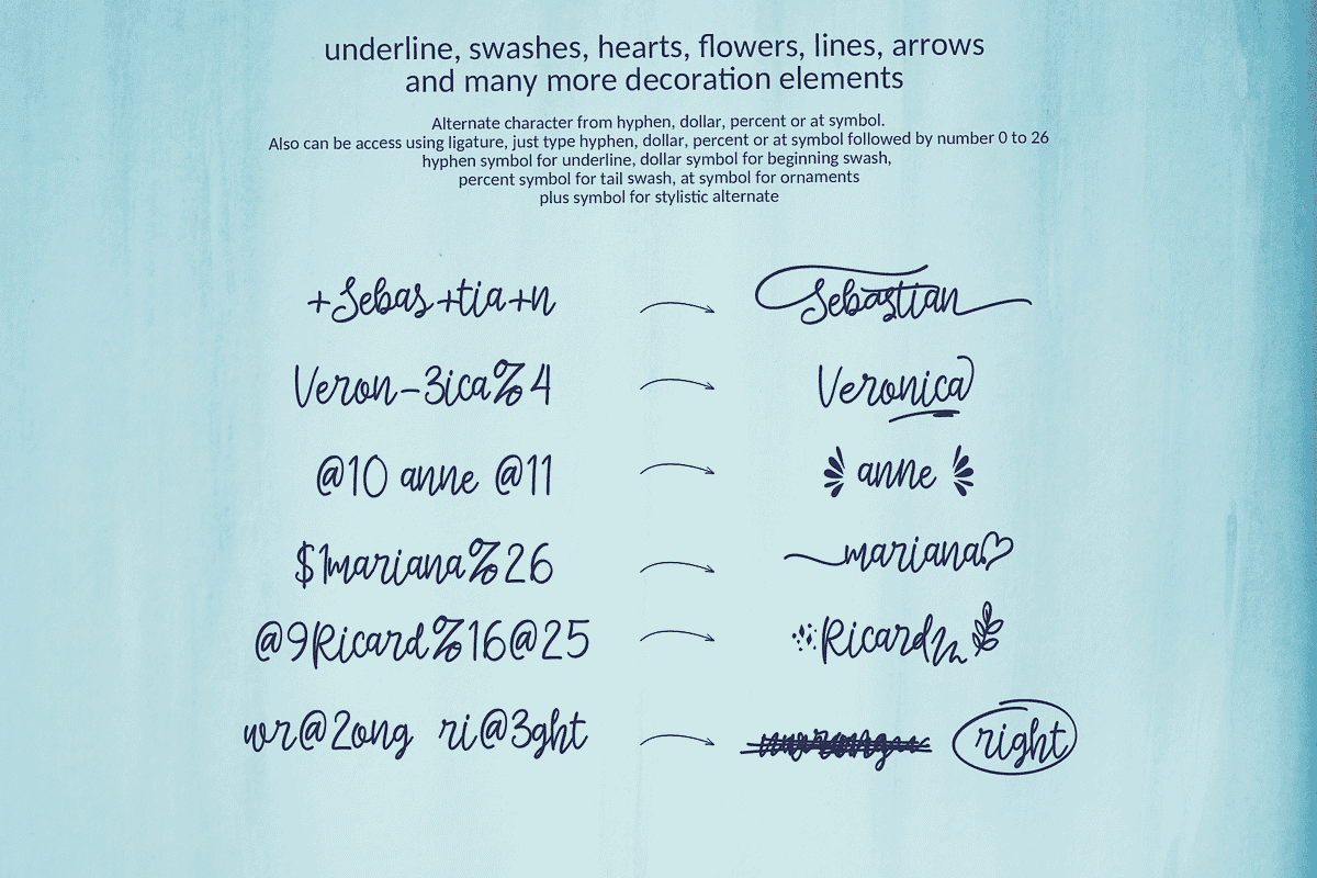 Stardelle Font, a Handwritten Font by Letterhanna Studio (Photo 4 of 11)