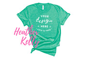Bella Canvas TShirt Mockups On White, a Shirt Mockup by lock and page (Thumbnail 91 of 92)