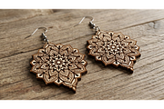 Mandala Earring Art SVG, an Object Graphic by hafijul (Thumbnail 9 of 11)