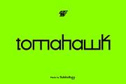 Tomahawk - Geometric & Unique Sans, a Sans Serif Font by subkulturetype (Thumbnail 1 of 8)