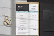 Invoice, a Stationery Template by TelaTemplates (Thumbnail 1 of 9)
