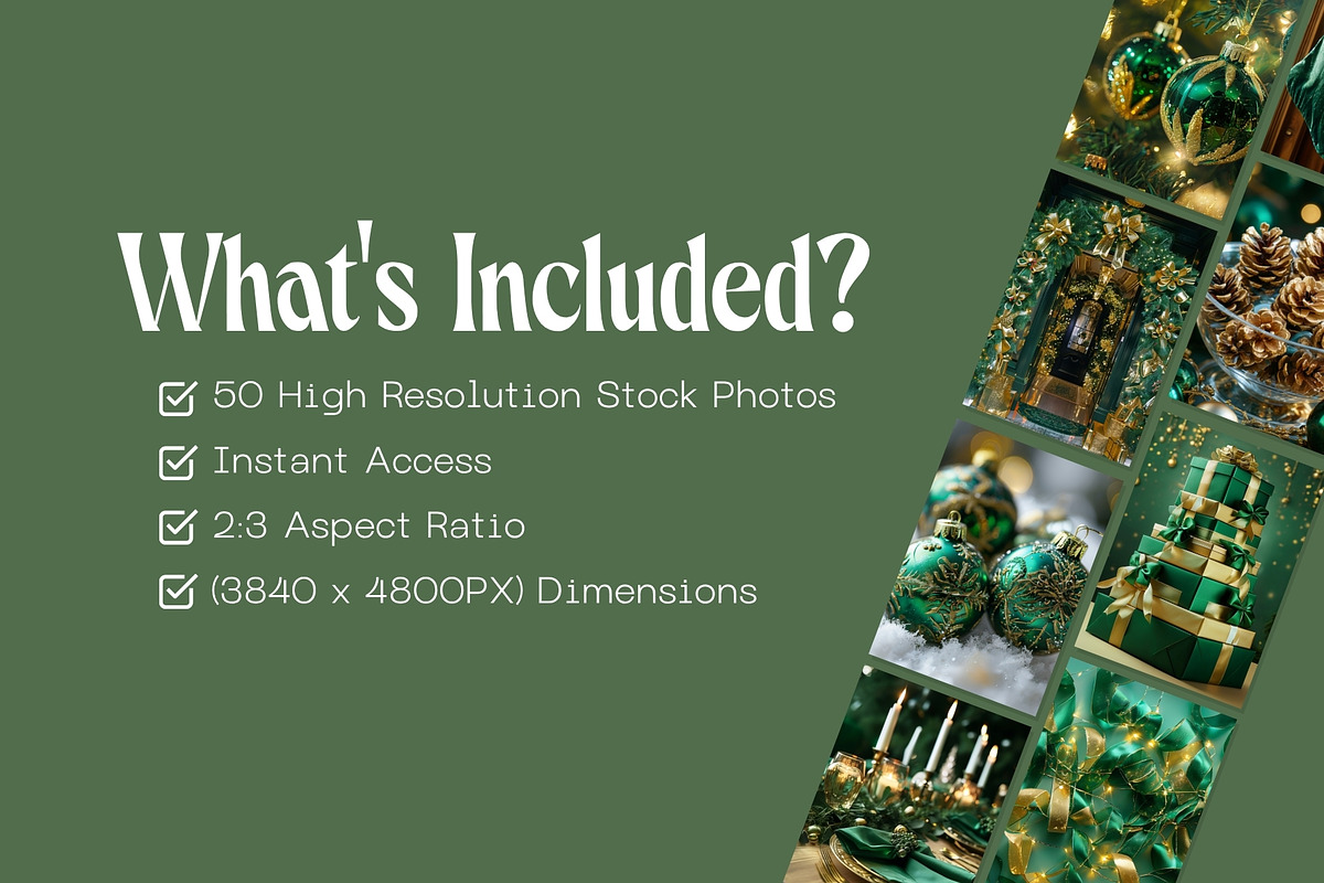 50 Emerald Christmas Stock Photos, an Arts & Entertainment Photo by Incomelion (Photo 3 of 9)