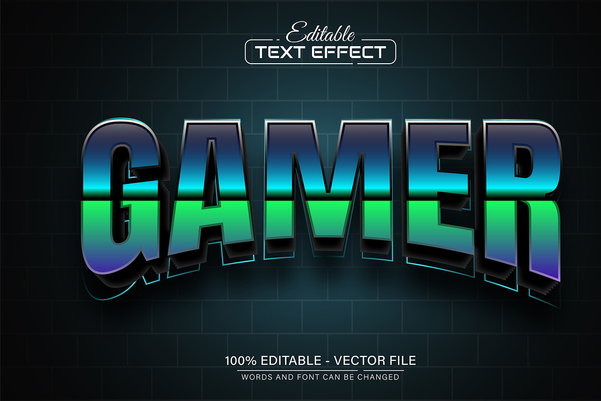 3D Text Effects Collection Vol 16, a Graphic by Aglonemadesign (Photo 7 of 9)
