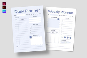 Daily Planner Template, a Flyer Template by BrandPacks