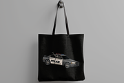 Skeleton in Police Car, an Object Illustration by nomlimo.com (Thumbnail 2 of 3)