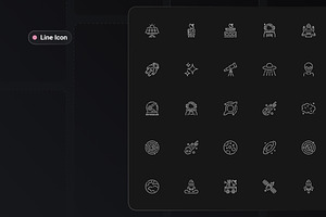 Stellar Space Icon Set