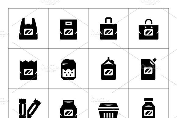 Set Icons Of Package