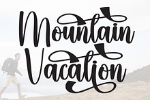 Mountain Vacation | Script Font