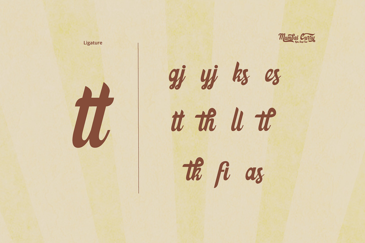 Mumbai Groovy Retro Font + BONUS, a Sans Serif Font by Anomali Creatype (Photo 6 of 12)