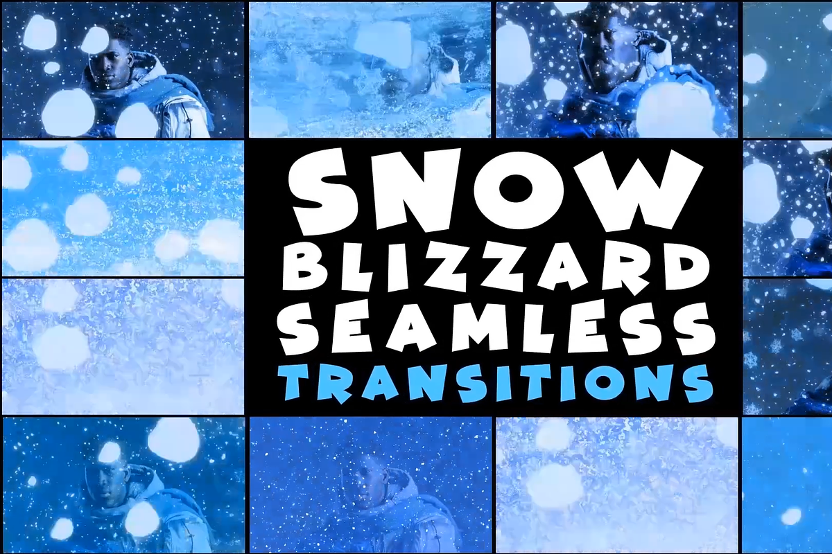 Snow Blizzard Transitions | DaVinci, a Templates & Theme by FlashFXbox (Photo 1 of 2)