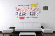 Summer Vibes Design Pack, a Decorative Illustration by Yuzach (Thumbnail 9 of 13)