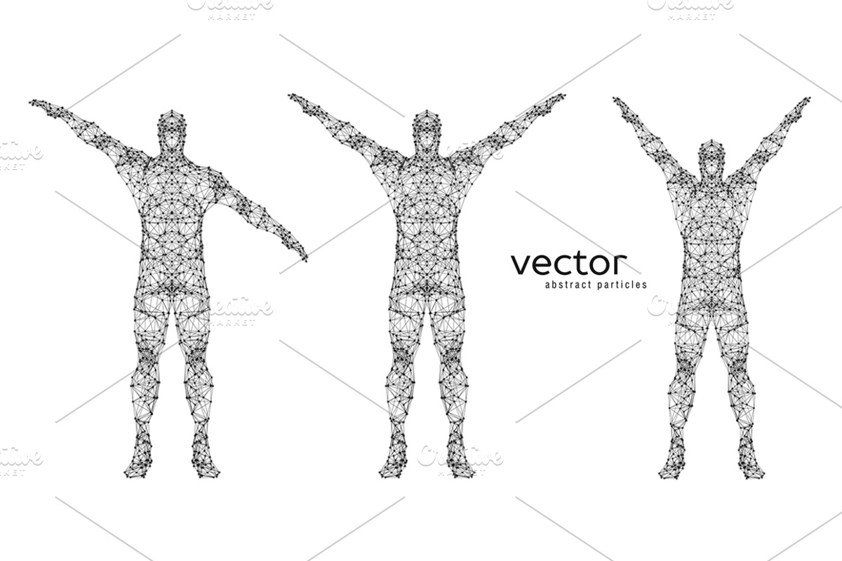 Vector illustration of male body, a Technology Illustration by Julvil (Photo 2 of 3)