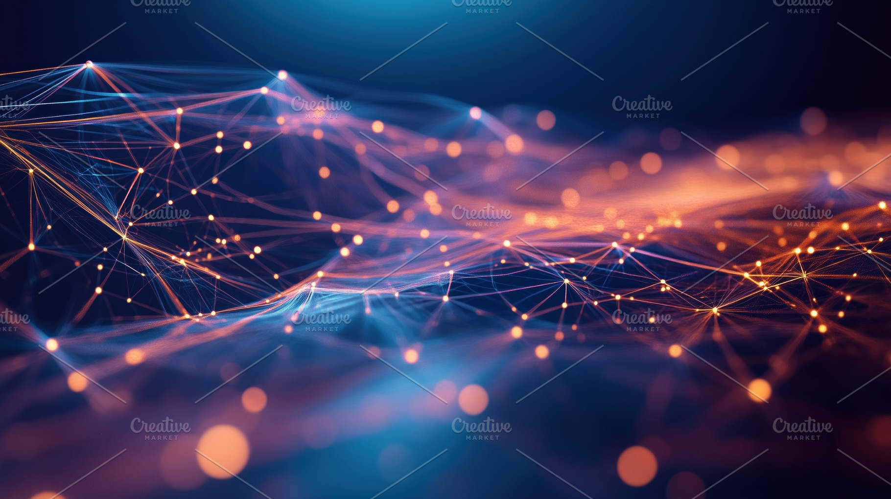A vibrant abstract representation of interconnected lines and nodes, resembling, an Industrial Photo by Textures & Backgrounds