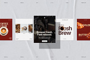 BREW | Cafe Social Media Kit (I), a Social Media Template by Prapti Design (Thumbnail 9 of 10)