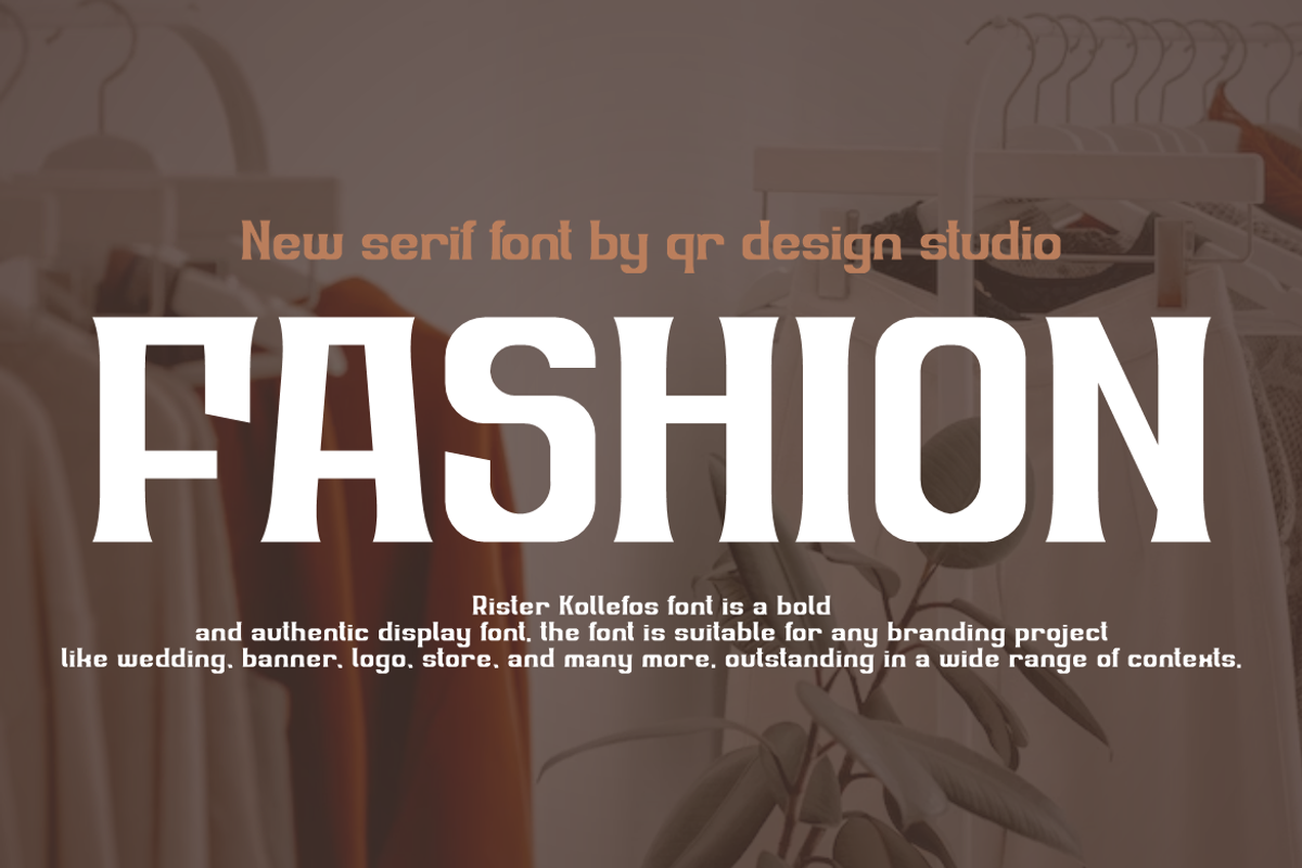 Rister Kollefos, a Serif Font by QR Design Studio (Photo 2 of 10)