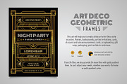Art Deco Geometric Frames, an Object Graphic by Revoltan Studios (Thumbnail 2 of 5)