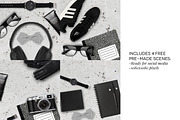 Stylish b&w custom scene creator, a Graphic by Negative Space (Thumbnail 4 of 4)