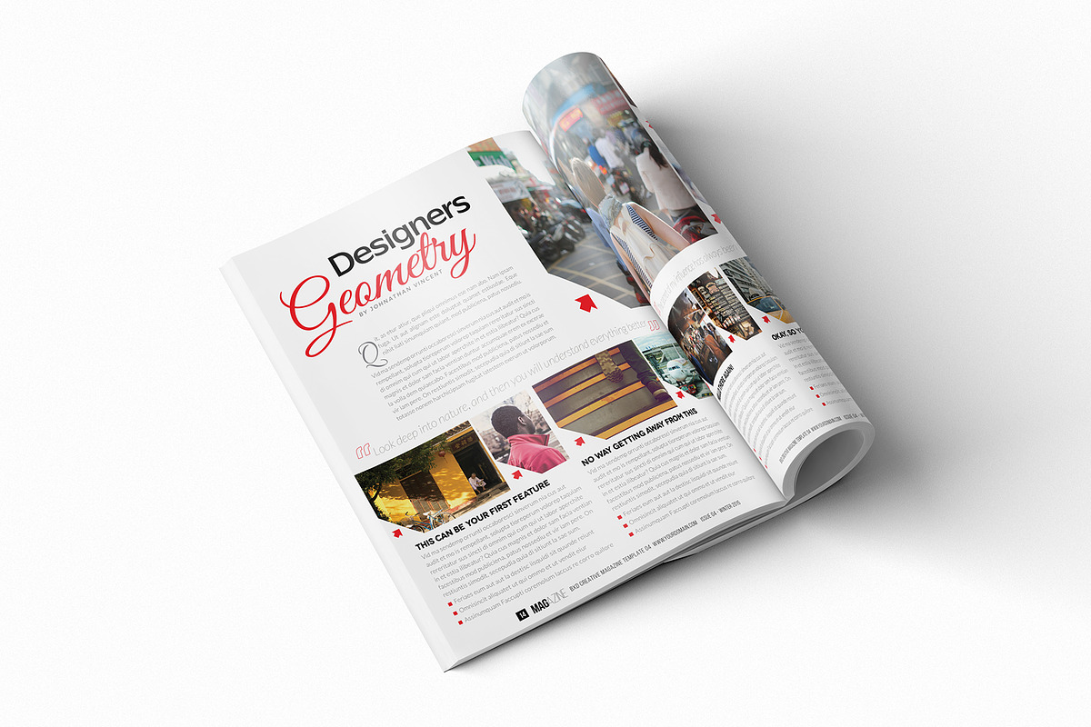 Magazine Template InDesign 05, a Magazine Template by Love Graphic Design (Photo 2 of 34)