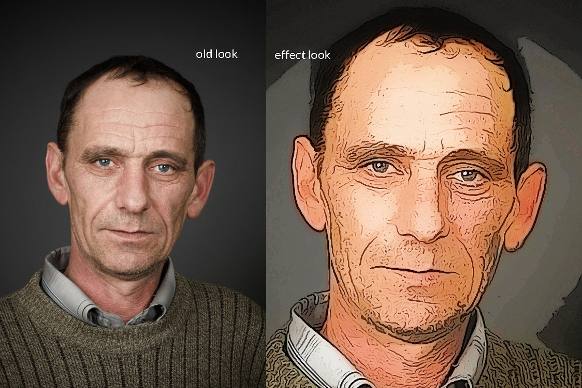 Portrait Cartoon Photoshop Action, an Action Add-On by MRI STUDIO (Photo 9 of 10)