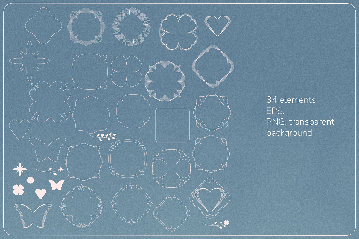 Wildflower groove design kit, a Background Graphic by Nadia Murash (Photo 6 of 11)