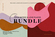 BUNDLE Love Places&Calm Waters, an Illustration by All This Concept (Thumbnail 1 of 16)