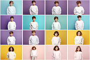 Kids Sweatshirt Mockup Bundle, a Hoody Mockup by Forhadx5 (Thumbnail 5 of 9)