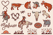 Wild & Western • Cowboy illustration, an Illustration by Pony Gold Studio (Thumbnail 3 of 5)