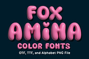 Fox Amina Color Font, a Symbol Font by Fox7 By Rattana (Thumbnail 1 of 9)