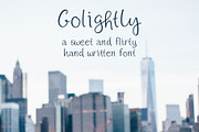 Golightly, a Sans Serif Font by Lori Goree (Thumbnail 1 of 5)