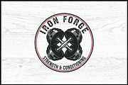 10 Power Gym Logo Badge Bundle, a Sport Illustration by Artivon (Thumbnail 9 of 10)