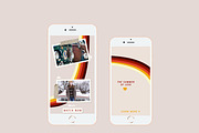 Retro 70s Instastories Template, a Social Media Template by Bella+Sophia Creative (Thumbnail 5 of 6)