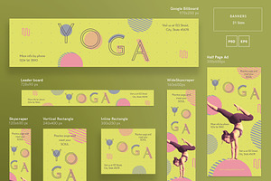 Banners Pack Yoga